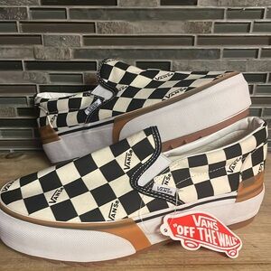 Classic Slip-On Stacked 'Checkerboard' women’s size 9